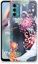 GSM Hoesje Motorola Moto G60 Smartphonehoesje Customize Bird Flowers