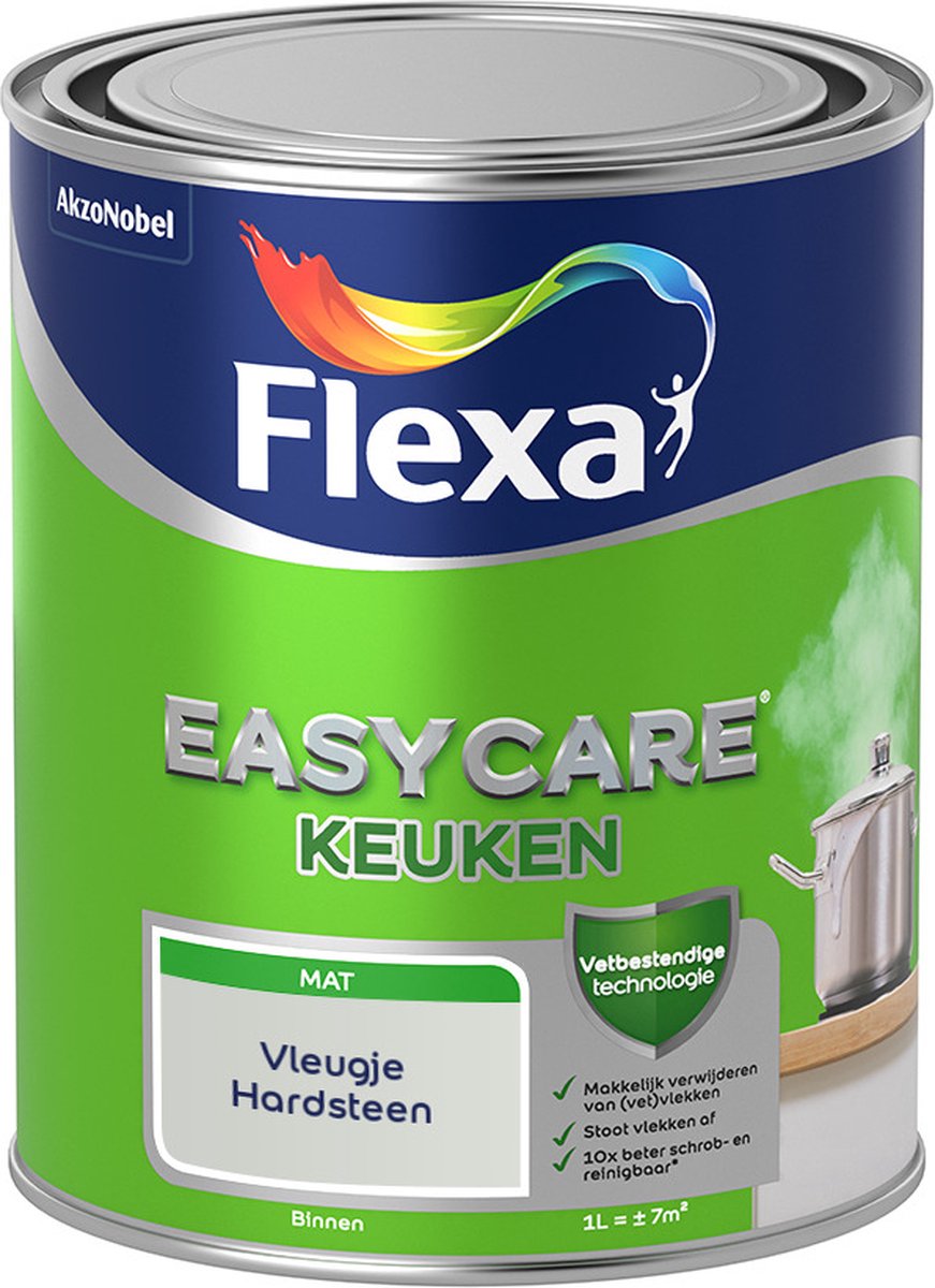 Flexa Easycare Muurverf - Keuken - Mat - Mengkleur - Vleugje Hardsteen - 1 liter