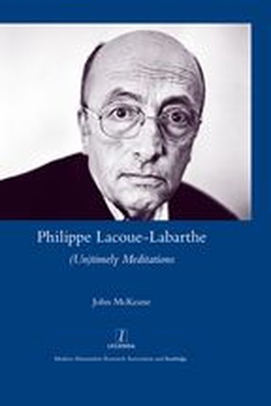 Philippe Lacoue-Labarthe - cover
