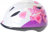 Fietshelm voor kleuters QT Roze Hartjes maat S 48-52cm