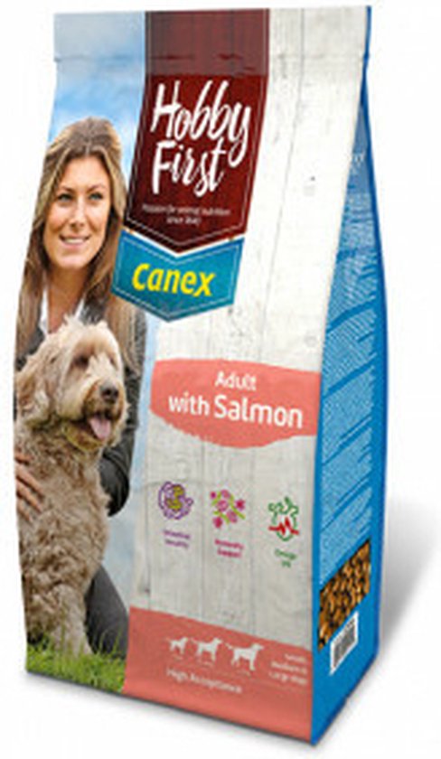 Hobbyfirst Canex Adult - Zalm - Hondenvoer - 12 kg
