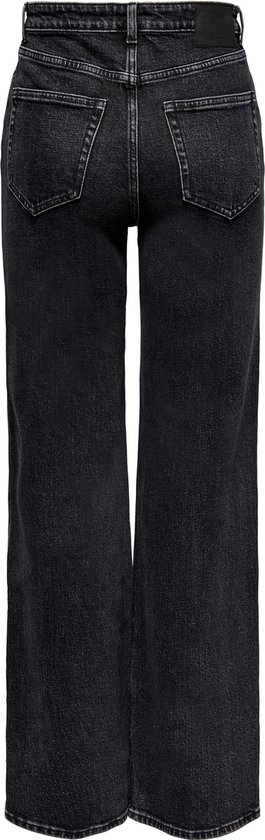 Only Jeans Onljuicy Hw Wide Leg Rea244 Noos 15235241 Black Denim/nas244 Dames Maat - W26 X L30