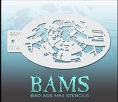 Bad Ass Mini Stencil 1214