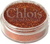 Chloïs Glitter Red Bronze 10 ml - Chloïs Cosmetics - Chloïs Glittertattoo - Cosmetische glitter geschikt voor Glittertattoo, Make-up, Facepaint, Bodypaint, Nailart - 1 x 10 ml