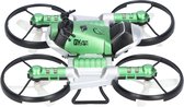Afstandsbestuurbare Drone & motor Groen - Afstandsbestuurbare auto - Rc voertuig - Complete set inclusief extra accu voor extra lang plezier