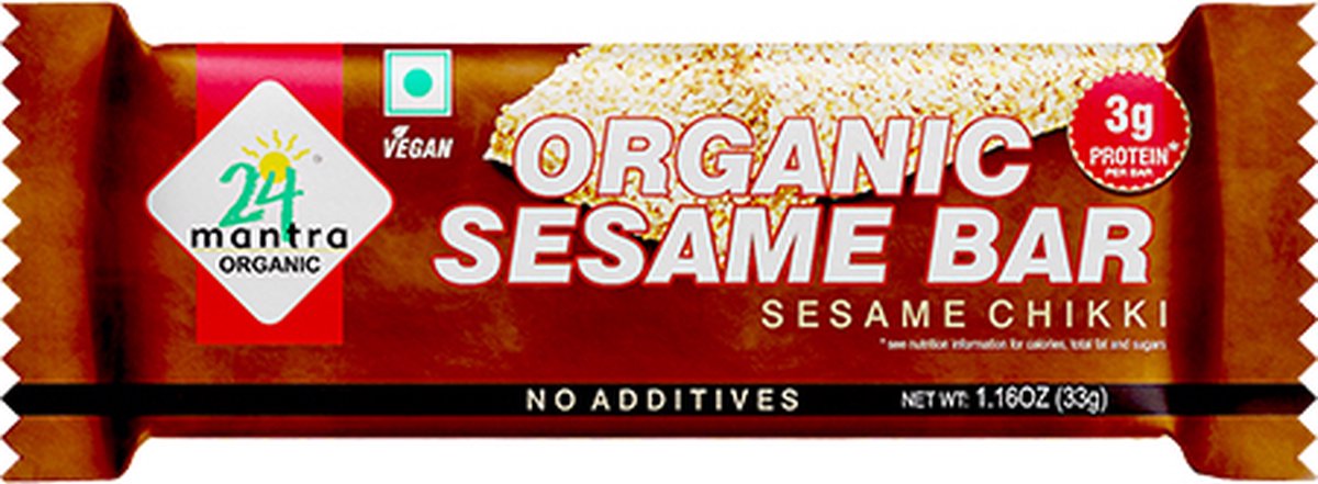 24Mantra Organic Bio Sesam Bar (10x33g)