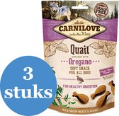 Carnilove Crunchy Snack Kwartel / Oregano - 3 x 200 g