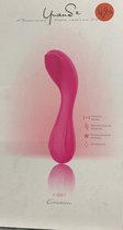 Yuanse - Emotion - trendy G spot en Klitoris stimulator - G spot vibrator - V-0007 - lekker formaat 17 cm  - oplaadbaar - 7 speed - silicone