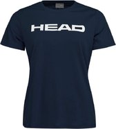 HEAD Club Lucy T-Shirt Sportshirt Dames Blauw - Maat XL