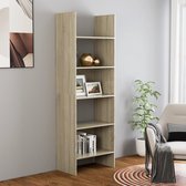 Decoways - Boekenkast 60x35x180 cm spaanplaat sonoma eikenkleurig