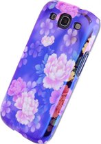 Xccess Oil Cover Samsung Galaxy SIII i9300 Purple Flower