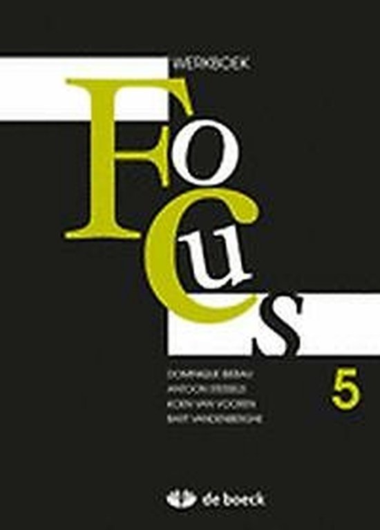 Cover van het boek 'Focus 5 aso - werkboek'