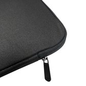 Laptop sleeve geschikt voor  Acer met ritssluiting spatwaterbestendig extra bescherming  15,4 inch (Zwart)