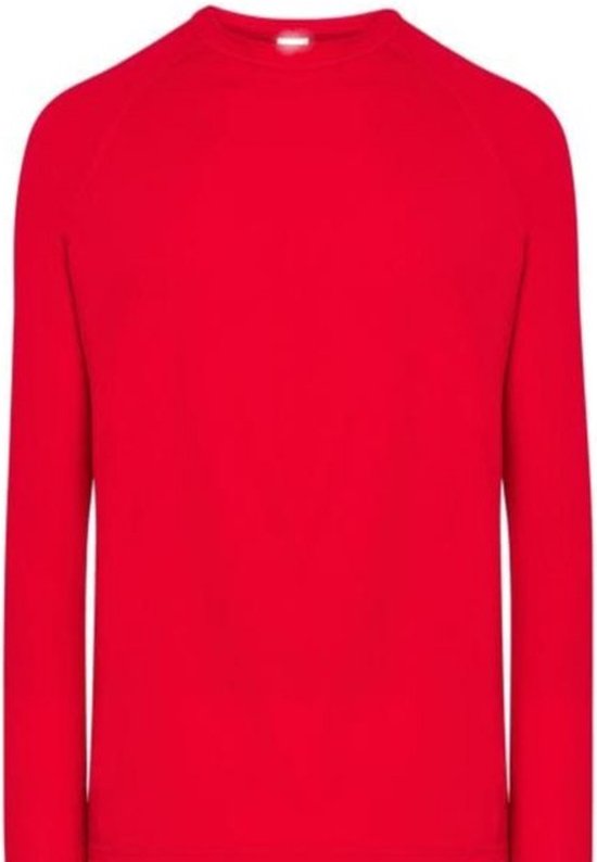 T shirt thermique enfant manches longues, rouge, YM, coton, 5-6 ans