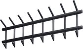 Garderobe met 8 haken / Donkergrijs Mat - Industrieel meubels - Staal - Design