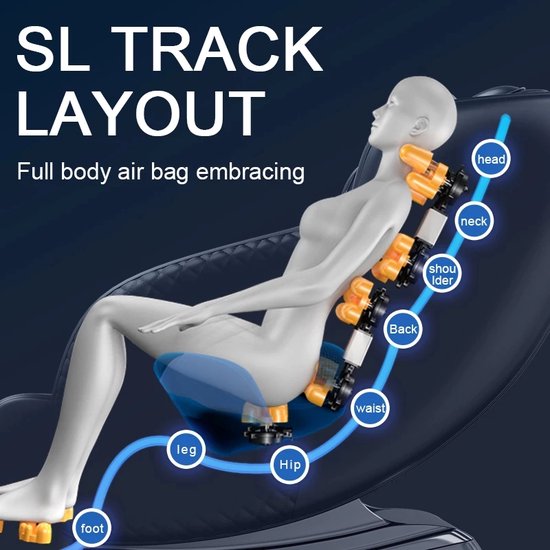 AUXi1 SMART Massagestoel AUTO - Massage Medisana - massage stoel shiatsu - HIGH END elektrische massagestoel - groot LCD touch display - verwarming - multiple standen - Bluetooth surround muziek