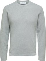 SELECTED HOMME WHITE SLHROCKS LS KNIT CREW NECK W NOOS  Trui - Maat L