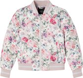 NAME IT NKFMARIE QUILT BOMBER JACKET FLOWER Meisjes Jas - Maat 140