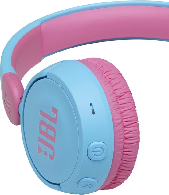 JBL JR310BT Kids - Blauw/Roze - Draadloze On-Ear Koptelefoon | bol.com