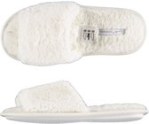 Apollo - Pantoffels dames - Wit - Pantoffel Slipper - Maat 41/42 - Pantoffels dames - Sloffen dames - Pantoffels dames maat 41
