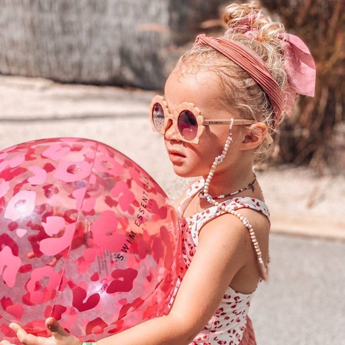 Ballon de plage panthère rose Ø 51 cm