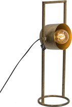Industriële Bureaulamp - Bureaulamp - Tafellamp - Bureaulamp Led - Goud - 56 cm hoog