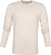 No Excess - Longsleeve T-shirt Beige - Maat L - Modern-fit