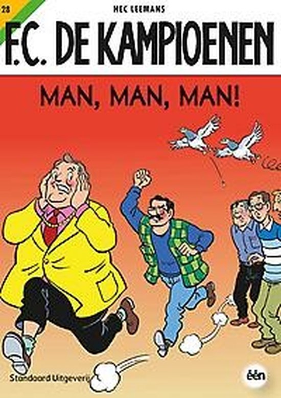 Cover van het boek 'FC De Kampioenen / 28 Man, man, man!' van H. Leemans