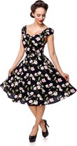 Belsira Swing jurk -XL- 50306 Zwart/Roze