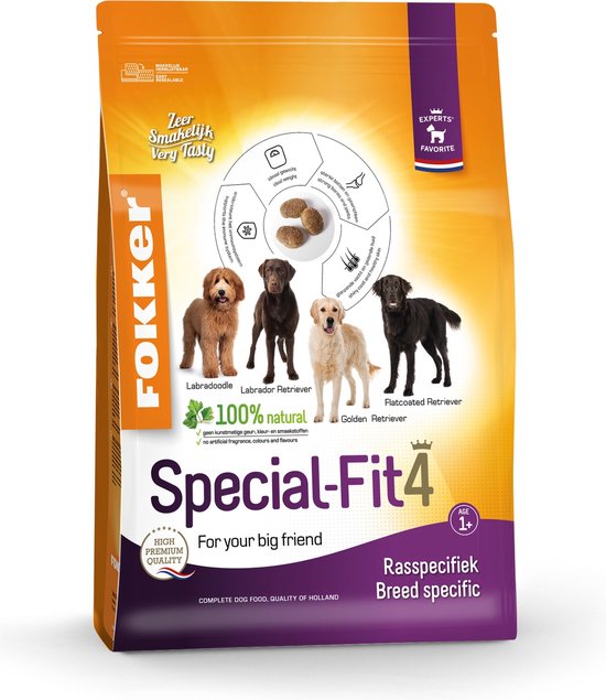 Fokker Dog Special-Fit 4 - Hondenvoer - 2.5 kg