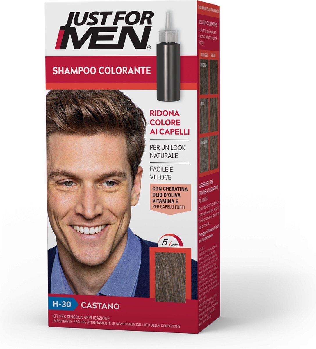 Just For Men Shampoo Licht Kastanje