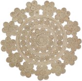 Nattiot - Moora Jute Rond Vloerkleed/Tapijt - Diameter 140cm