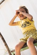 Koko Noko meisjes top met ruches Chic Yellow