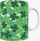 Mijnmokbedrukken® | KLAVERTJE VIER Mok | Mok met afbeelding | cadeau voor St. Patrick’s Day | Mok met geluk