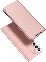 Dux Ducis - Samsung Galaxy S22 - Portemonnee Hoesje - Roze