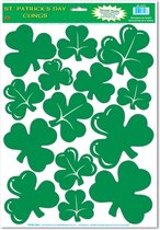 Klavertjes vorm stickers St Patricks Day Shamrock