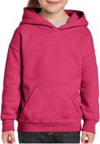 Roze capuchon sweater voor meisjes XS (104-110)