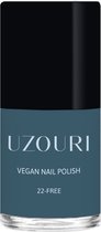 Uzouri - Nagellak - Vegan - 22-FREE - Blue Gray - 12 ml