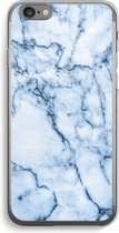 Case Company® - iPhone 6 / 6S hoesje - Blauw marmer - Soft Case / Cover - Bescherming aan alle Kanten - Zijkanten Transparant - Bescherming Over de Schermrand - Back Cover