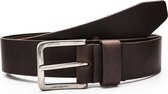 Aykon Heren Riem Leer / Broekriem - 45092 - Breedte 4 cm - Bruin - Lengte 85 cm