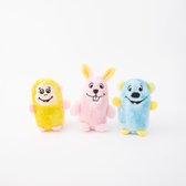 Zippy Paws ZP943 Squeakie Buddies - 3-Pack (Bear, Bunny, Monkey) - Speelgoed voor dieren - honden speelgoed – honden knuffel – honden speeltje – honden speelgoed knuffel - hondenspeelgoed pie