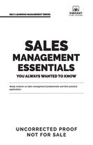 Self-Learning Management- Sales Management Essentials You Always Wanted To Know