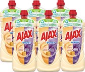 Ajax Allesreiniger Boost Marseillezeep + Lavendel 6 x 1,25L - Voordeelverpakking