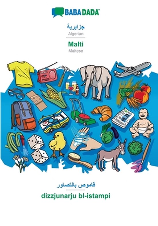 Algerian (in arabic script) - Malti, visual dictionary - cover