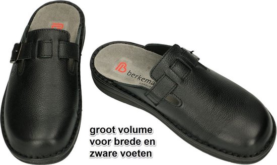 Berkemann -Heren zwart pantoffels slippers maat 40 bol