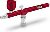 Ravan Airbrush - Carnaval - Verfspuit - verf pistool - Schminken -  Incl. 0.3 mm Naald - Rood