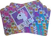 Placemat Unicorn Emoji - Multicolor - 1 stuk - 43 x 28 cm