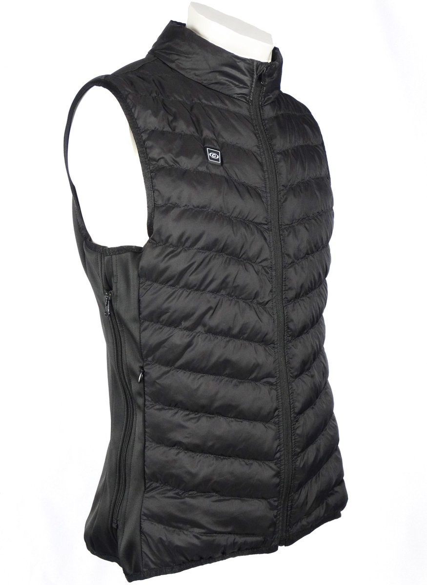 Capit Verwarmde Bodywarmer Joule incl. powerbank Infrarood Softshell Carbonwire USB XSS Zwart