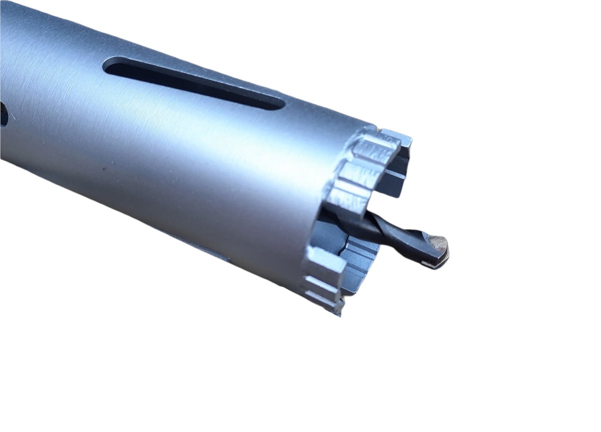 Boorkroon 68 mm, bruikbare lengte 200 mm met SDS Plus schacht 220 mm, SDS max 220 mm, zeskantschacht 110 mm, centreerboor 10 x 240 mm, voor metselwerk
