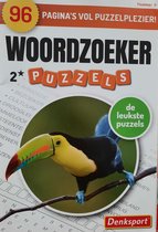 Denksport Woordzoeker 2* puzzelboek - 96 pagina's vol met puzzels - Ara